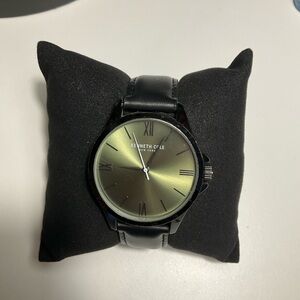 Kenneth Cole Men's Watch with Black Strap and Olive Dial